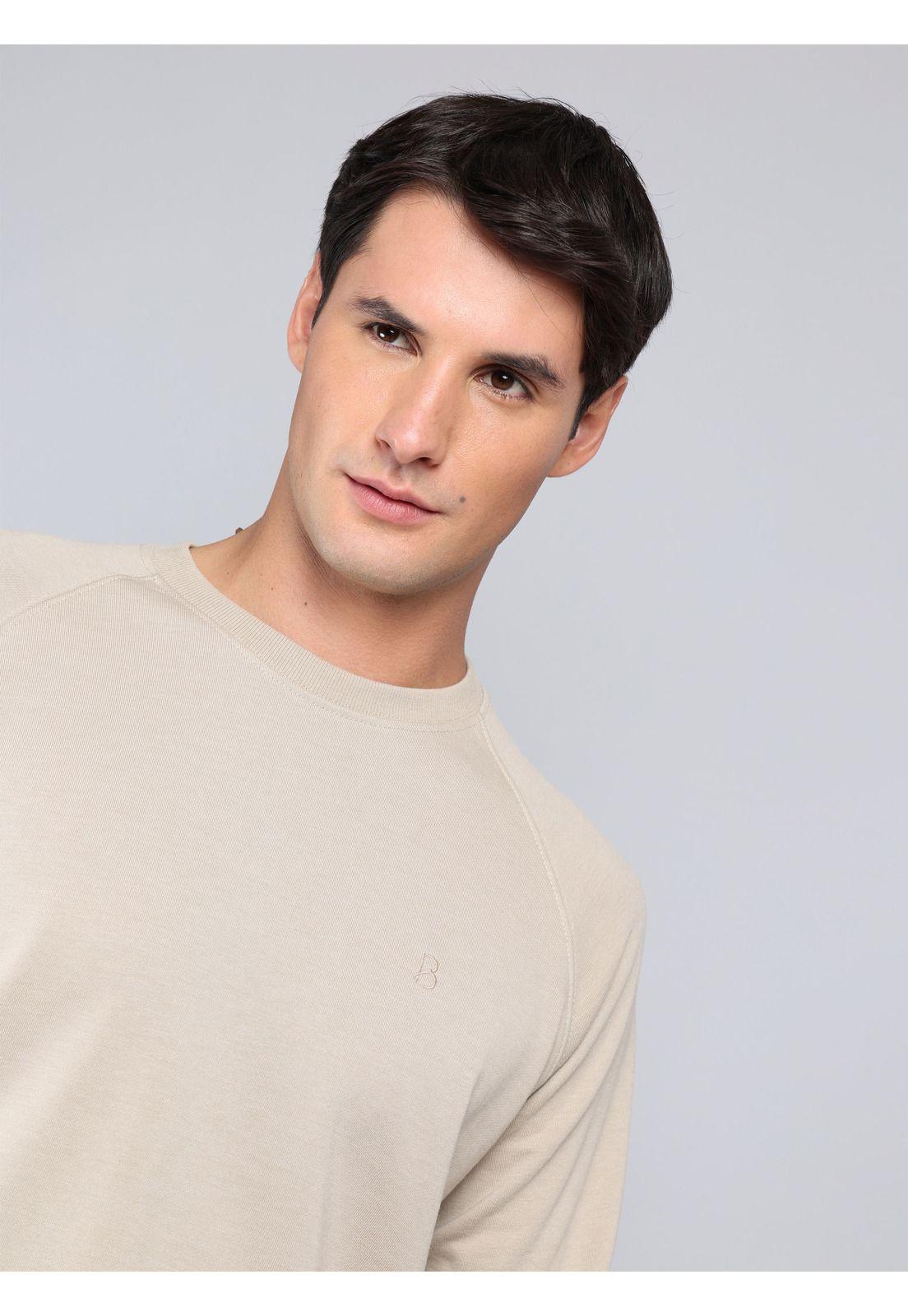 Polerón Cuello Redondo Regular Fit Beige Piero Butti PBCIJ92BE-2