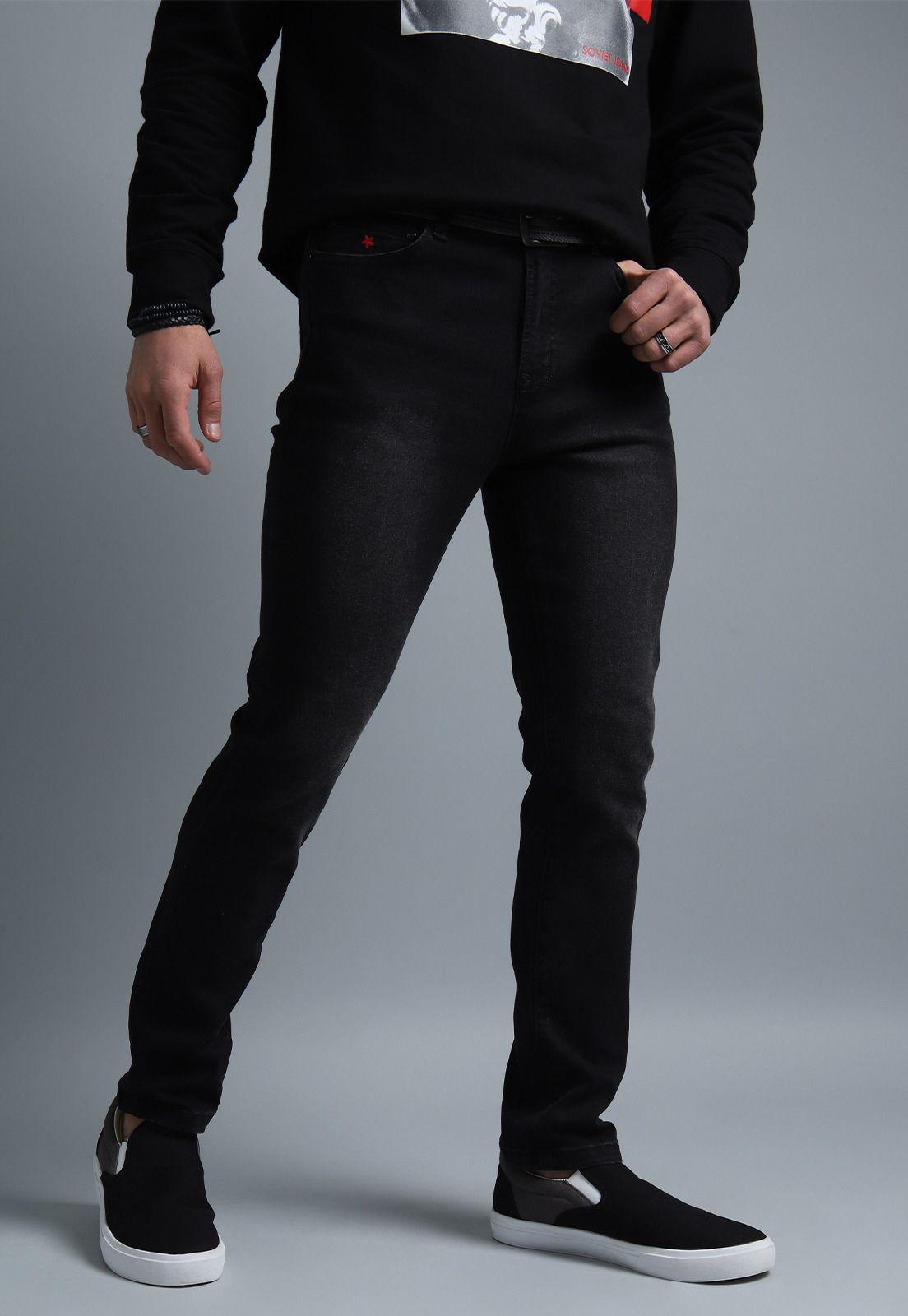 Jeans Slim Fit Soviet SJEHI31NE-0