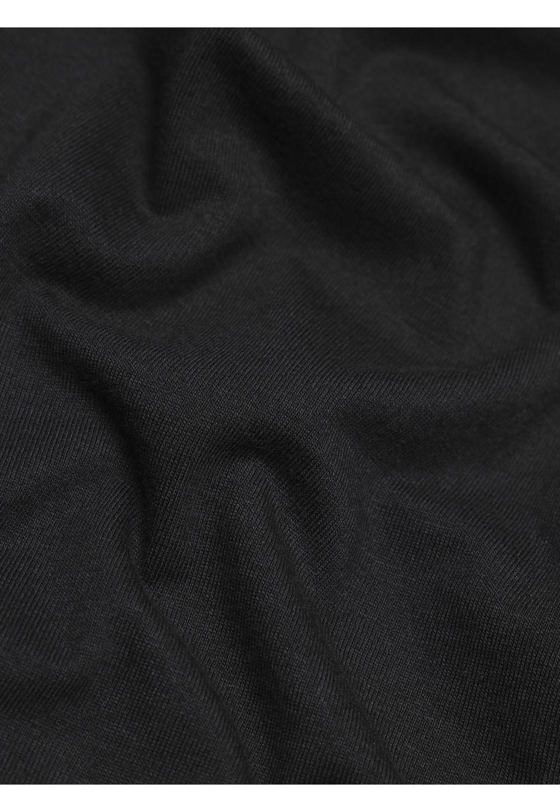 Polera Algodón Lisa Regular Fit Negro Arrow PO34031NE-5
