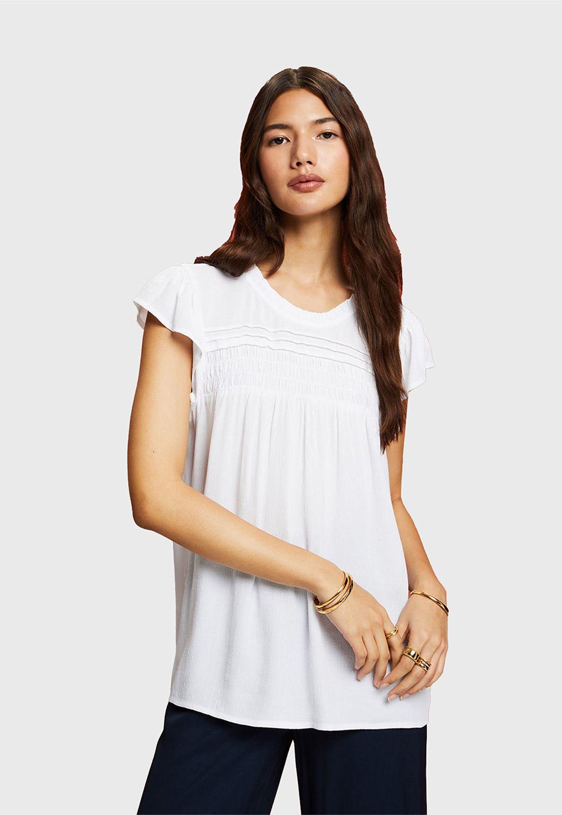 Blusa Manga Corta Mujer Esprit-0