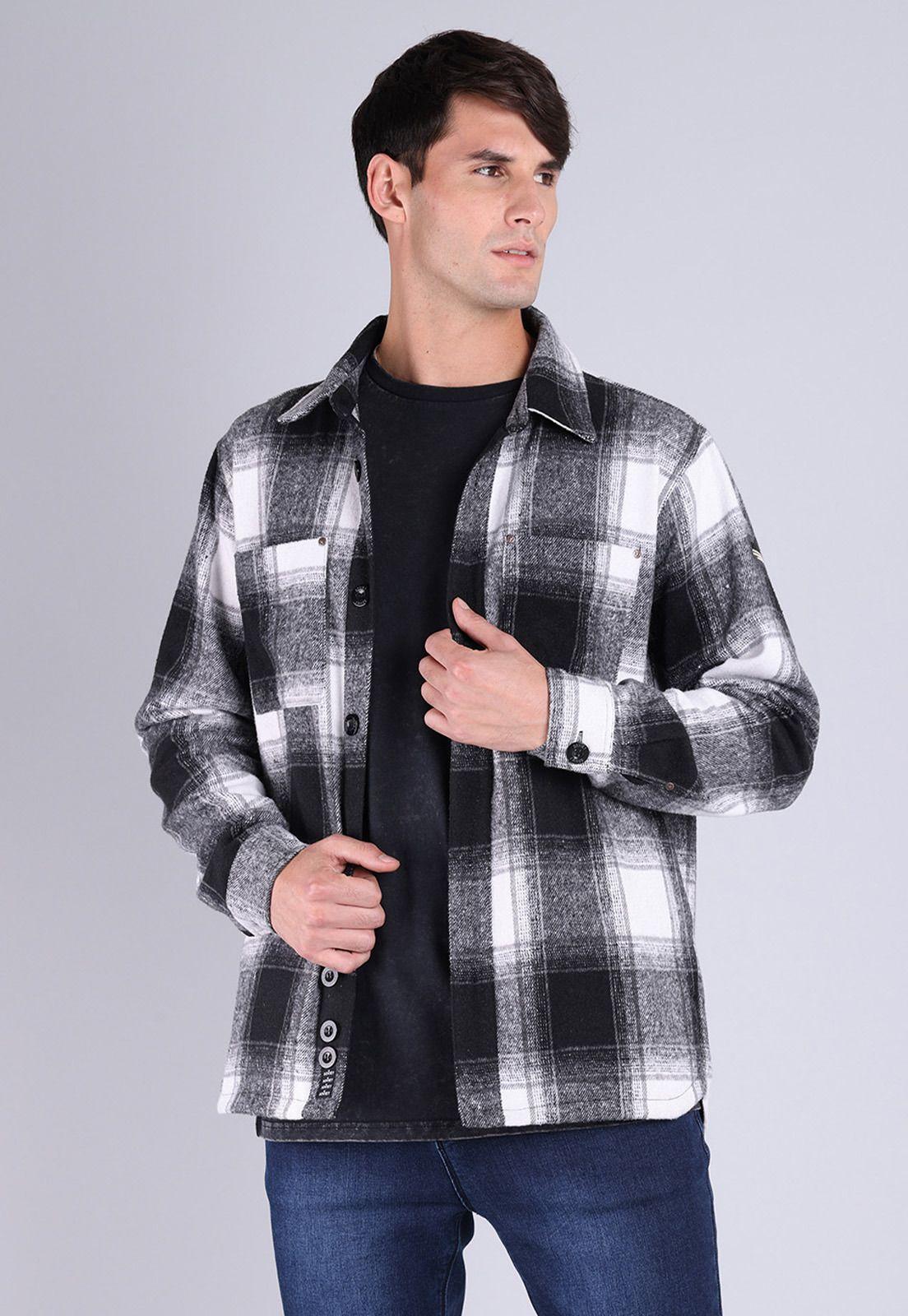 Camisa Oversize Hombre Soviet SCMH813NE-0