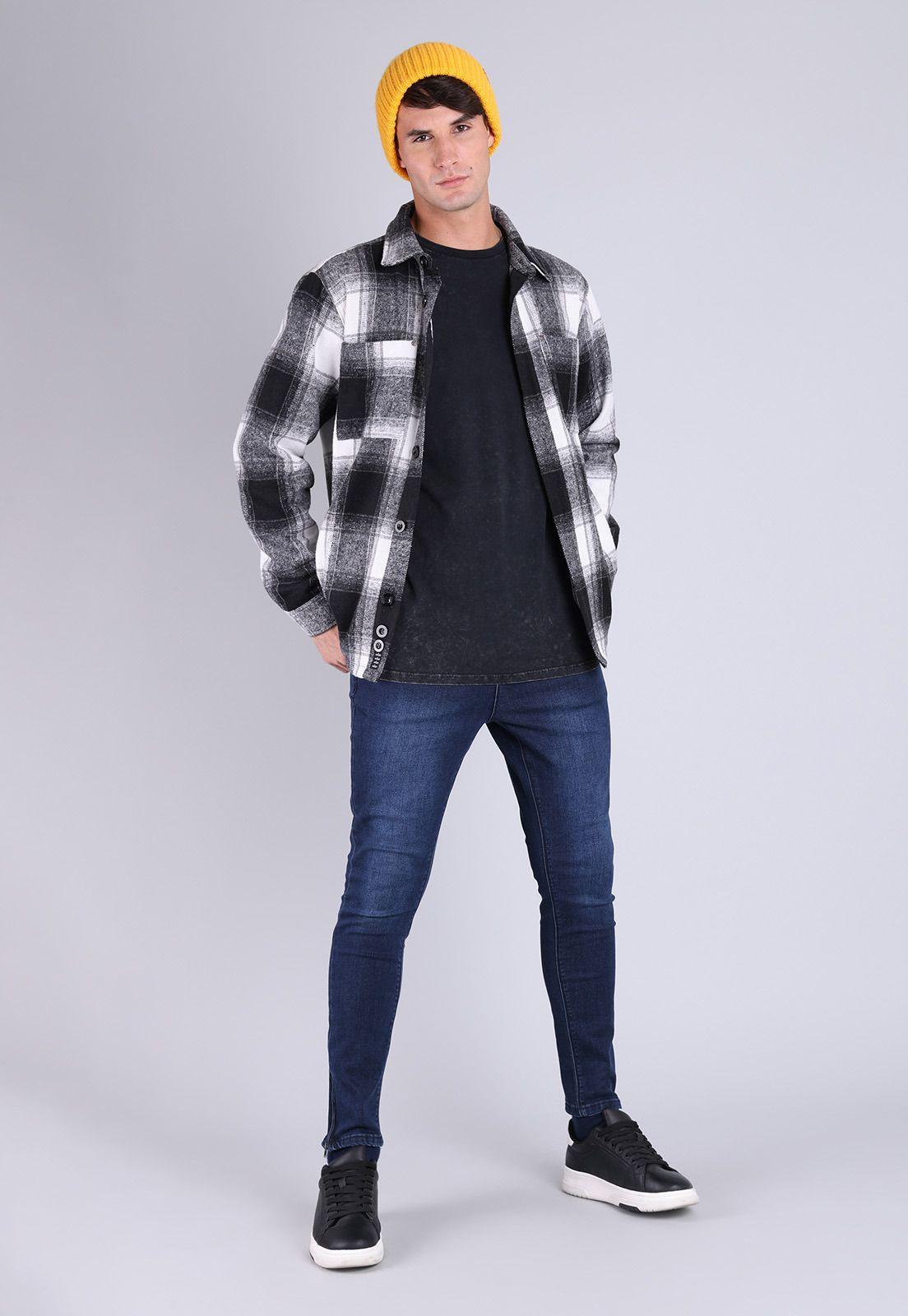 Camisa Oversize Hombre Soviet SCMH813NE-3