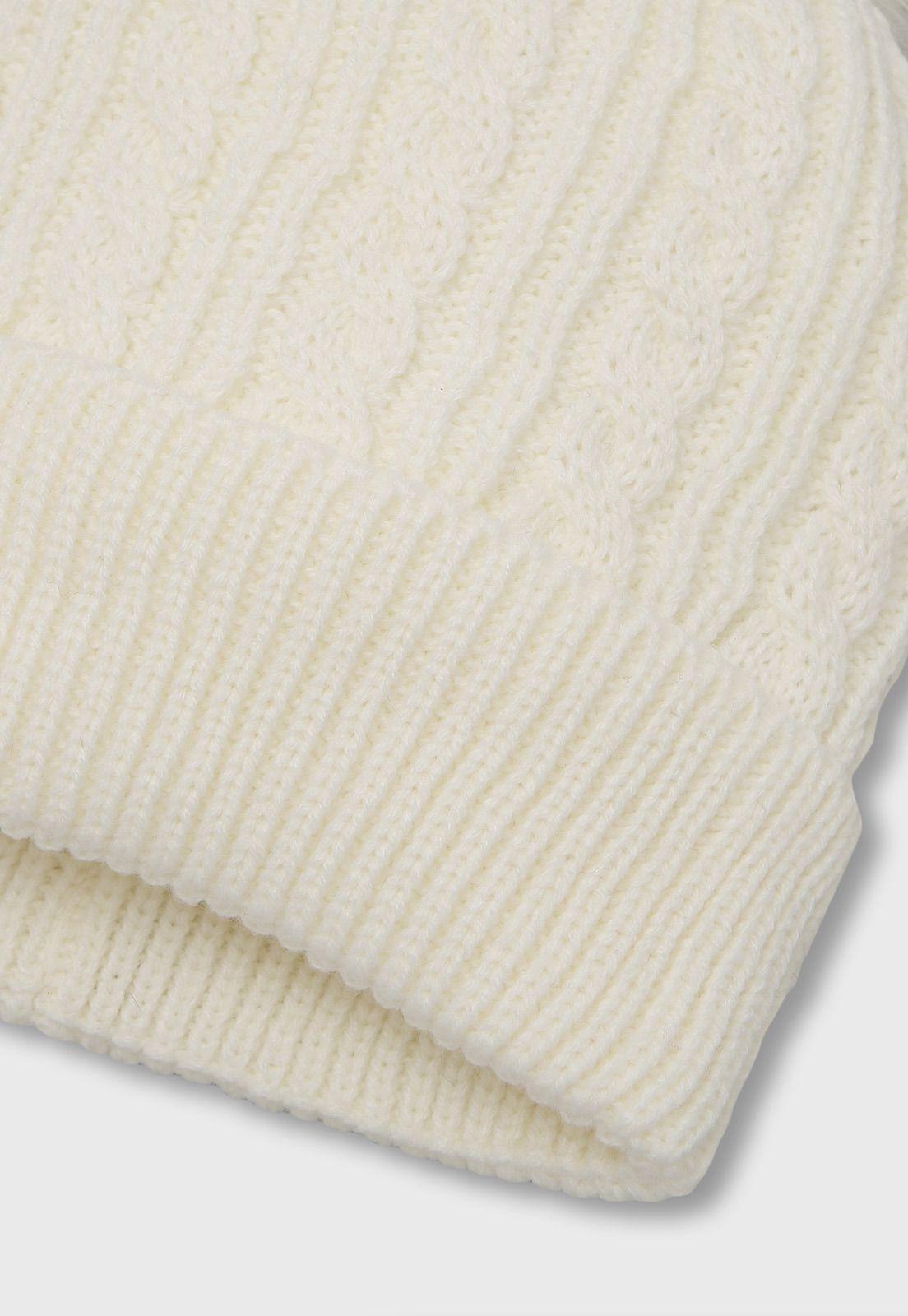 Set Gorro Y Cuello Niña Osito OGOA609CR-3