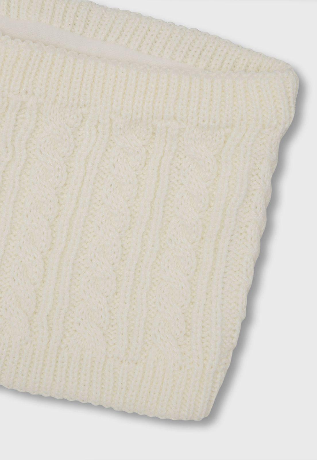 Set Gorro Y Cuello Niña Osito OGOA609CR-4