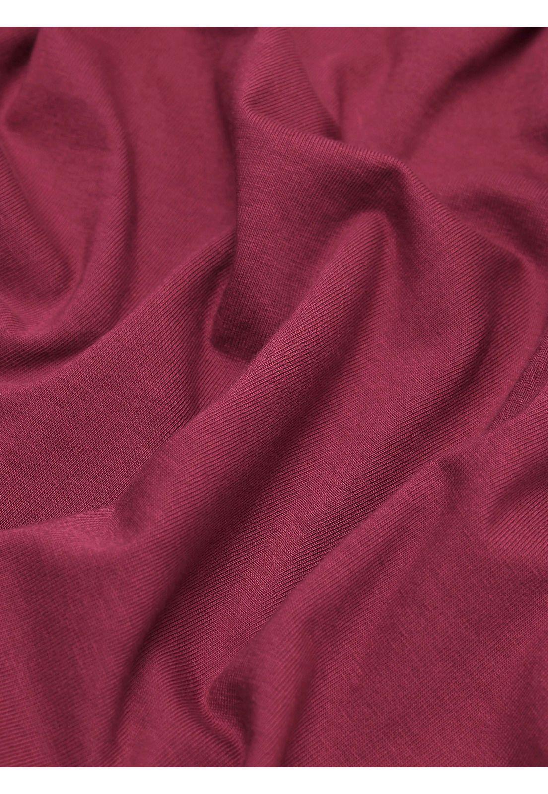 Polera Lisa Stone Wash Regular Fit Rojo Arrow PO33071RO-5