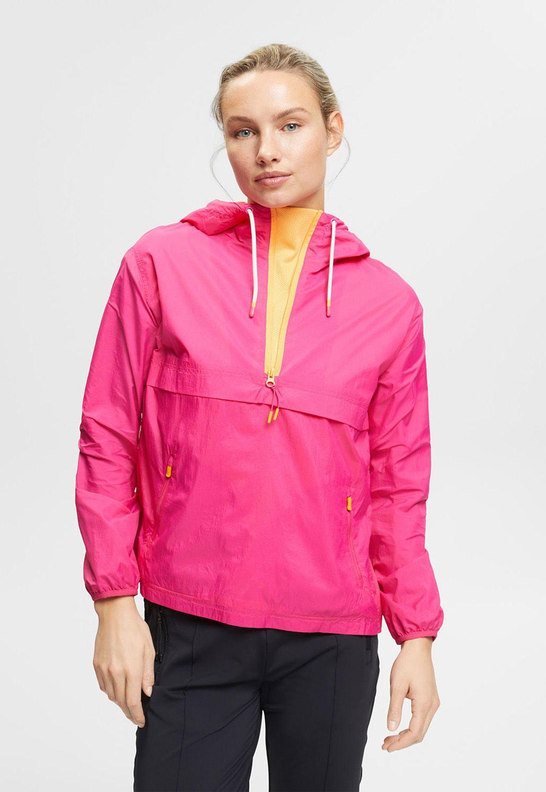 Chaqueta Cortaviento Con Capucha Mujer Esprit sport-0