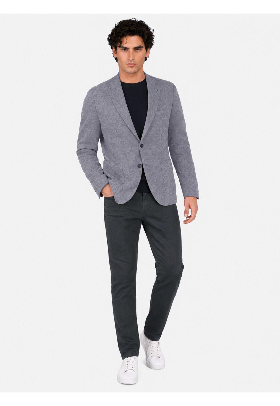 Blazer Texturado Flex Tailored Fit Azul Arrow 5035020AZ-4