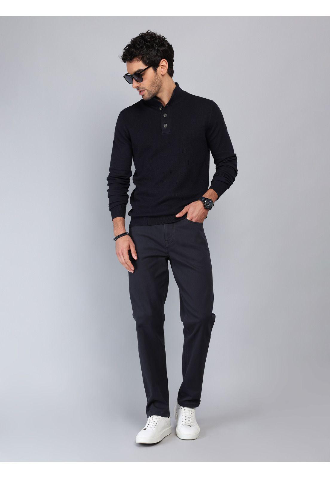 Sweater Texturado Cuello Alto Piero Butti PBCII24NB-3