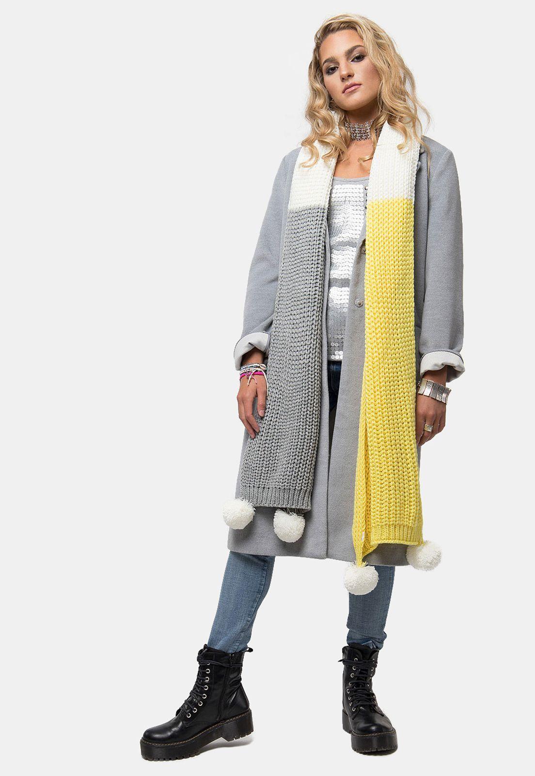 Bufanda Woman Amarillo Soviet-2