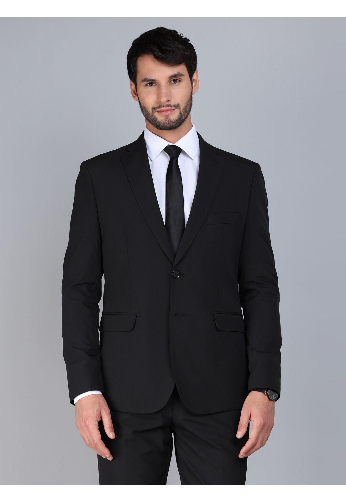 Traje Poli Viscosa Tailored Fit Negro Arrow AM32036NE-2