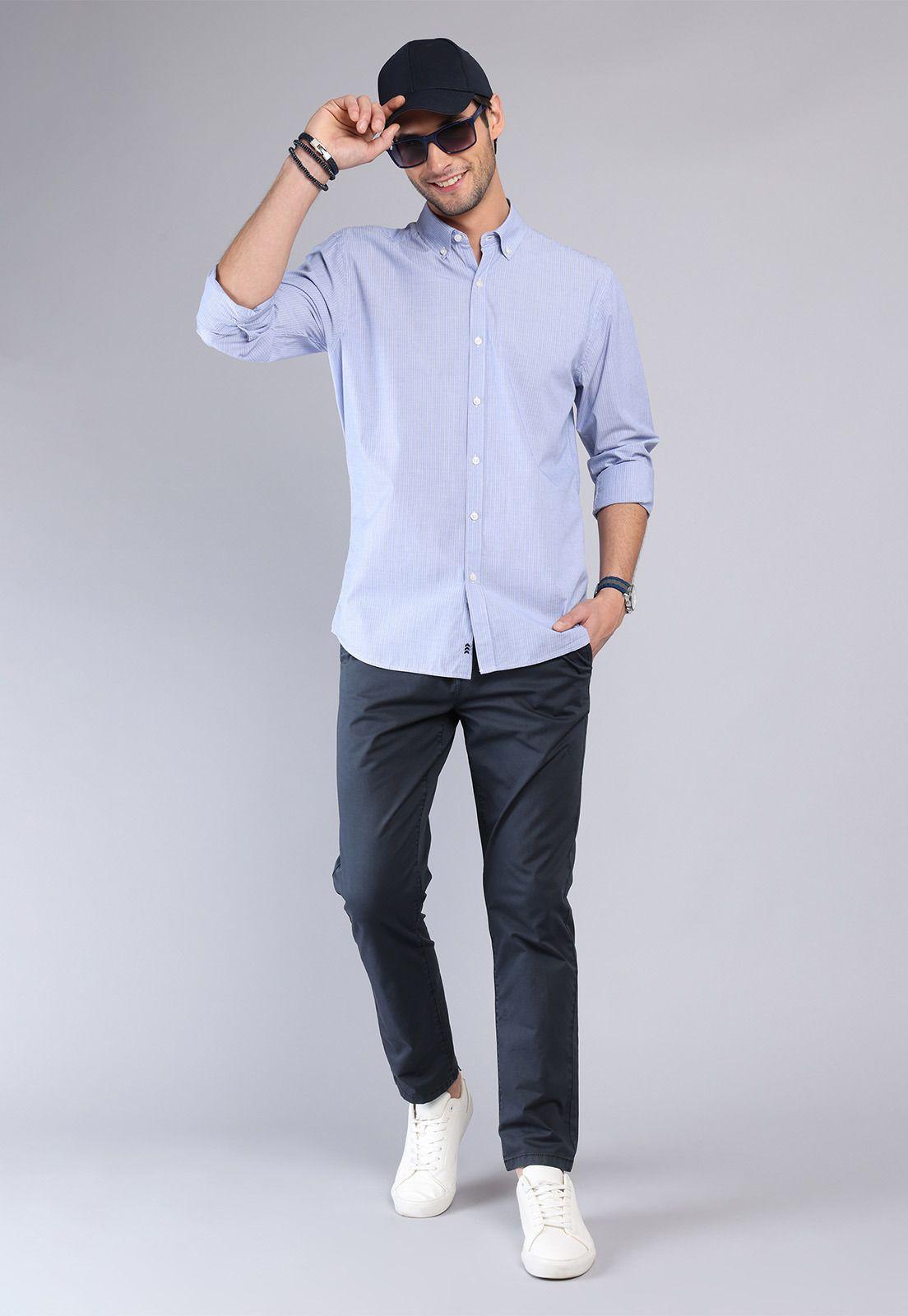 Camisa Rayas Manga Larga Arrow CM32032CE-3