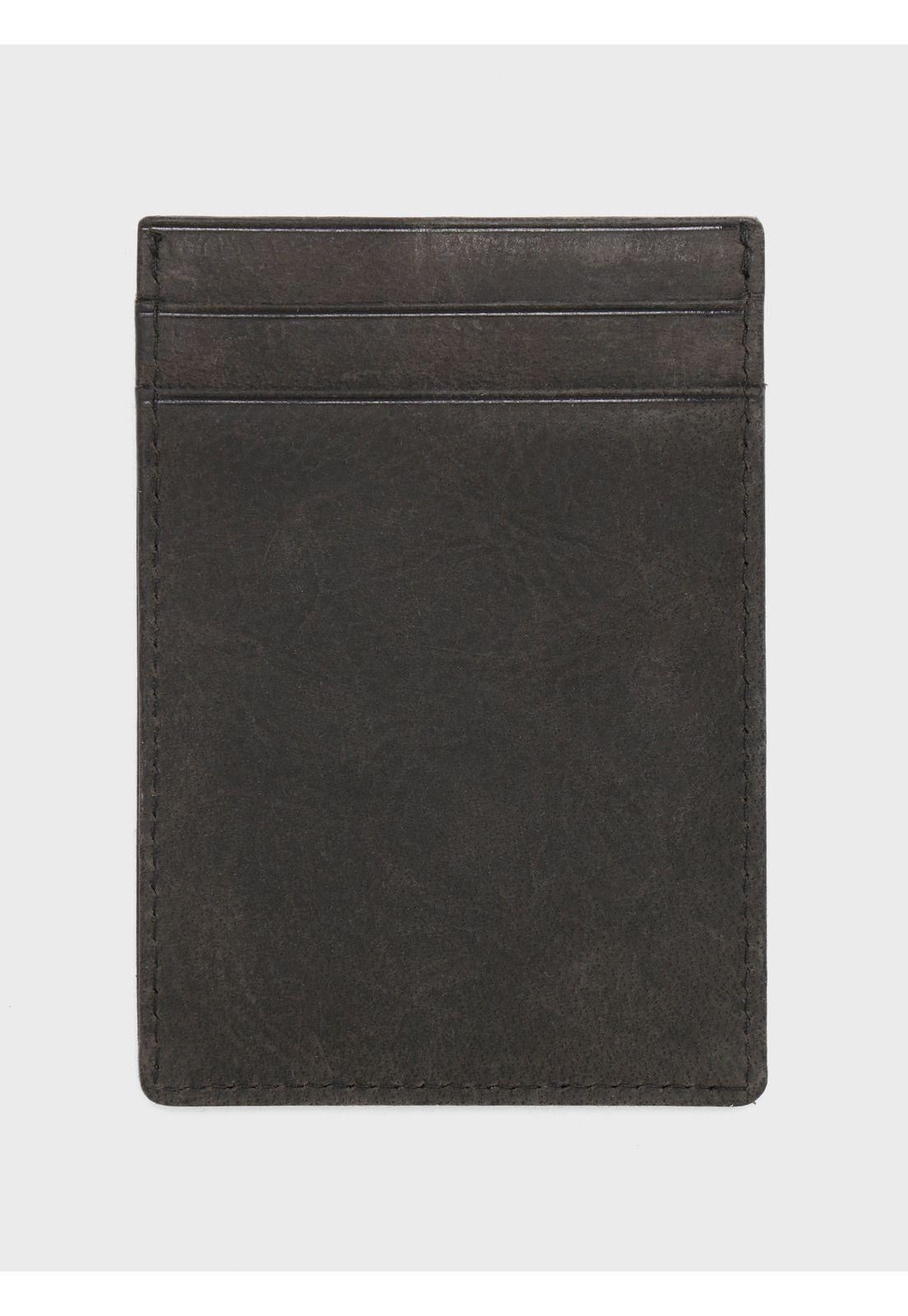 Tarjetero De Cuero Texturado Negro Piero Butti PBCBI31NE-1