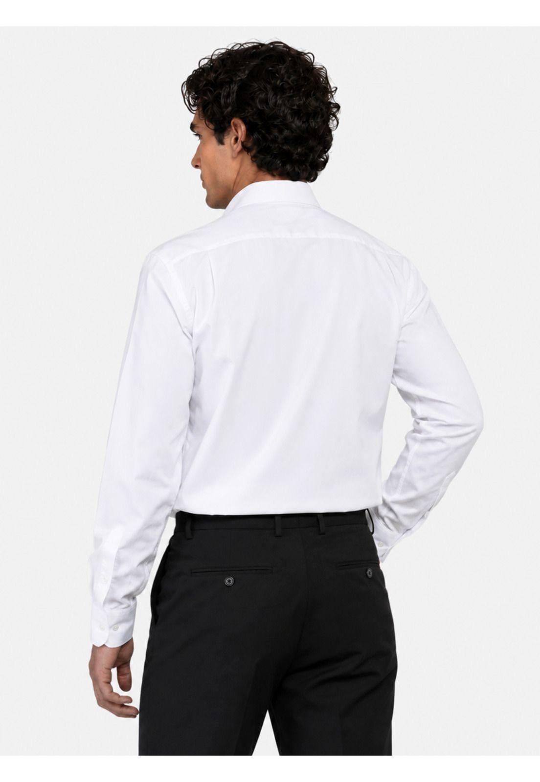 Camisa Formal Texturada Tailored Fit Blanco Arrow ARM0611BL-1