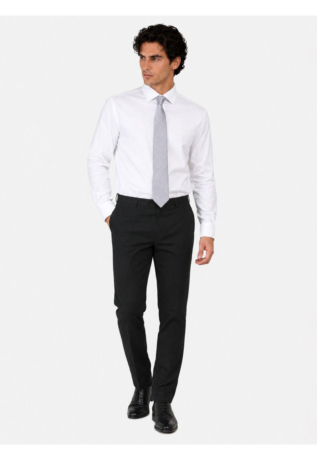 Camisa Formal Texturada Tailored Fit Blanco Arrow ARM0611BL-3