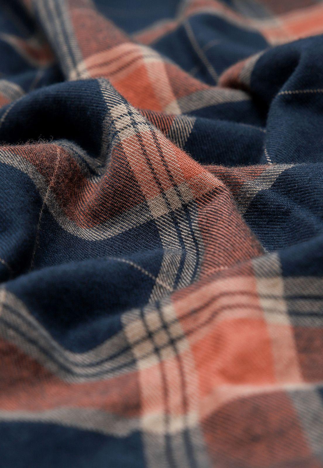 Camisa Cuadros Manga Larga Arrow CM31012AZ-6