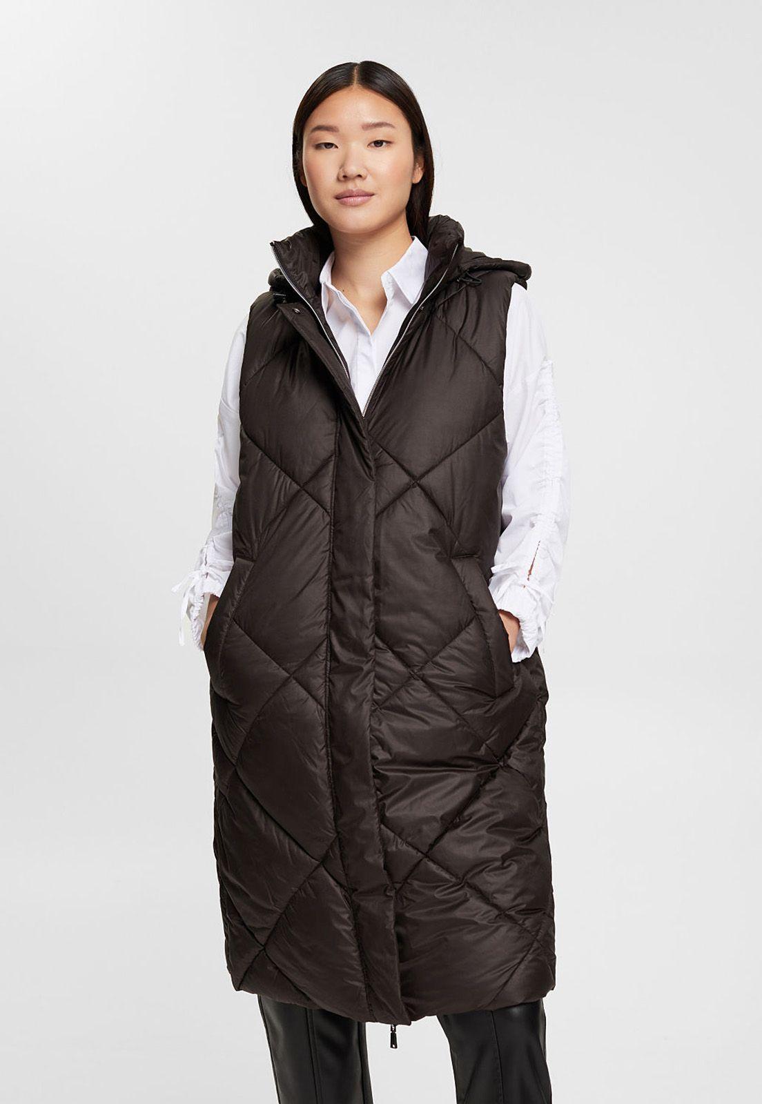 Abrigo Acolchado Sin Mangas Mujer Esprit-0