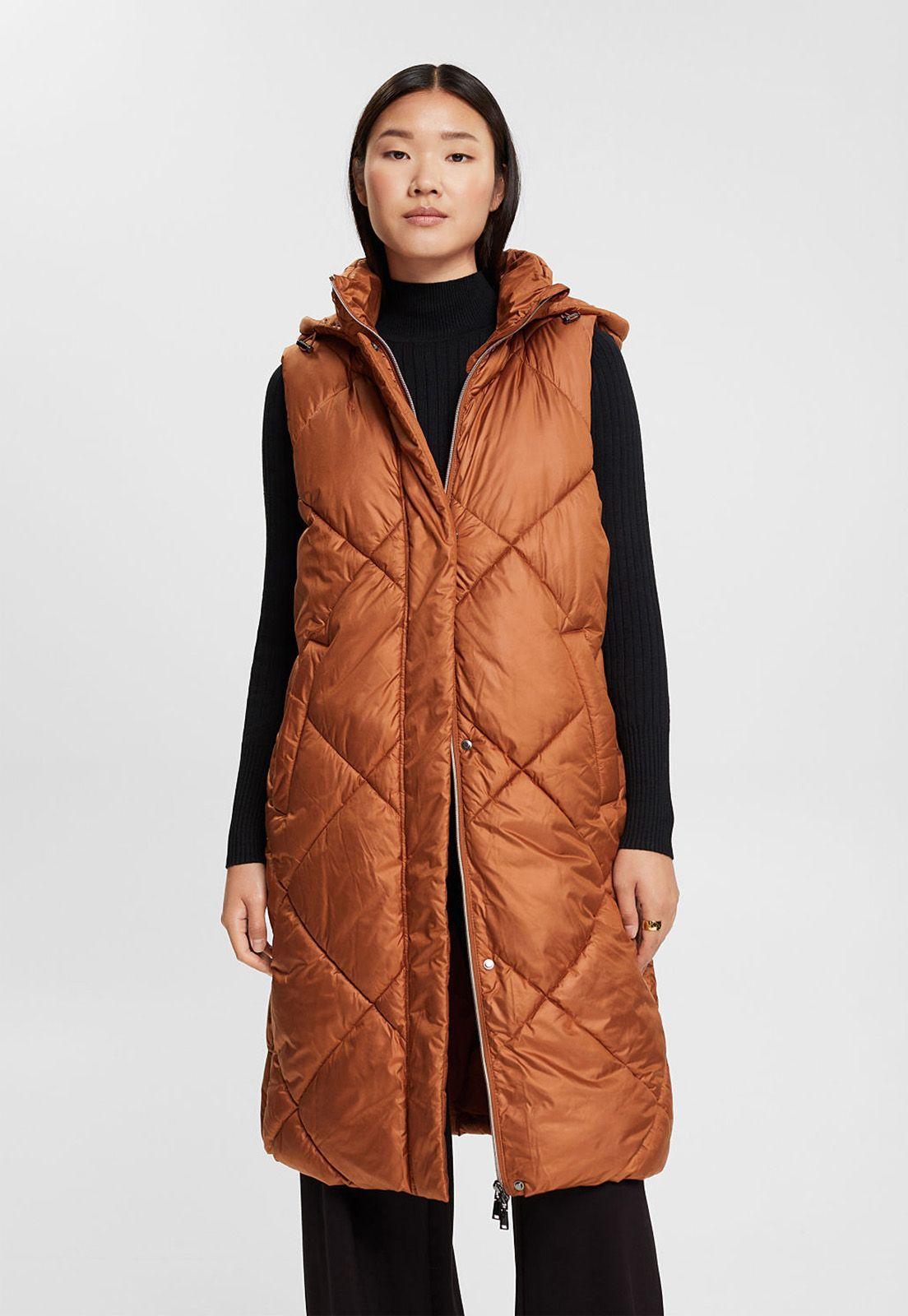 Abrigo Acolchado Sin Mangas Mujer Esprit-0