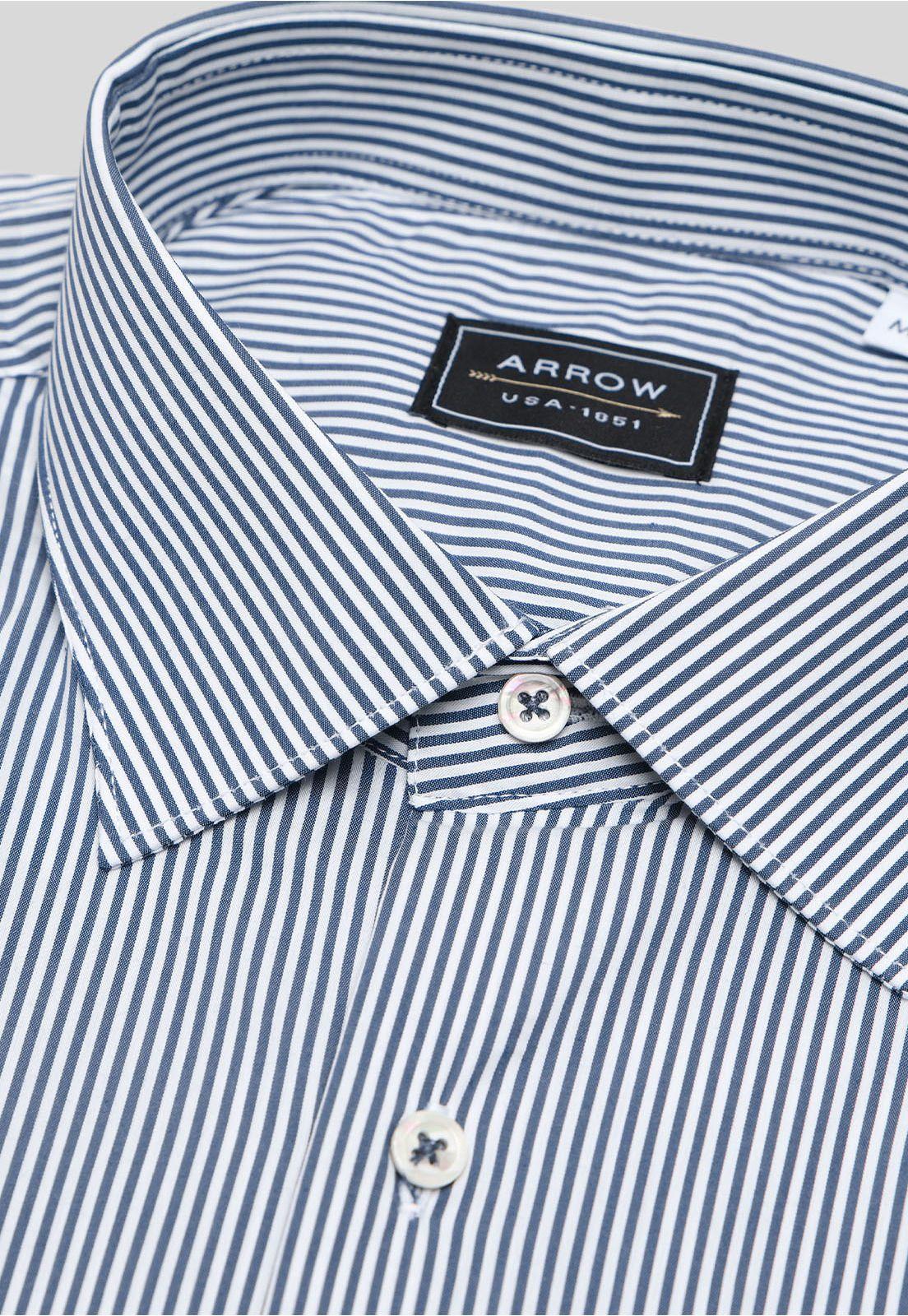 Camisa A Rayas Spandex Arrow CM32I92AZ-4