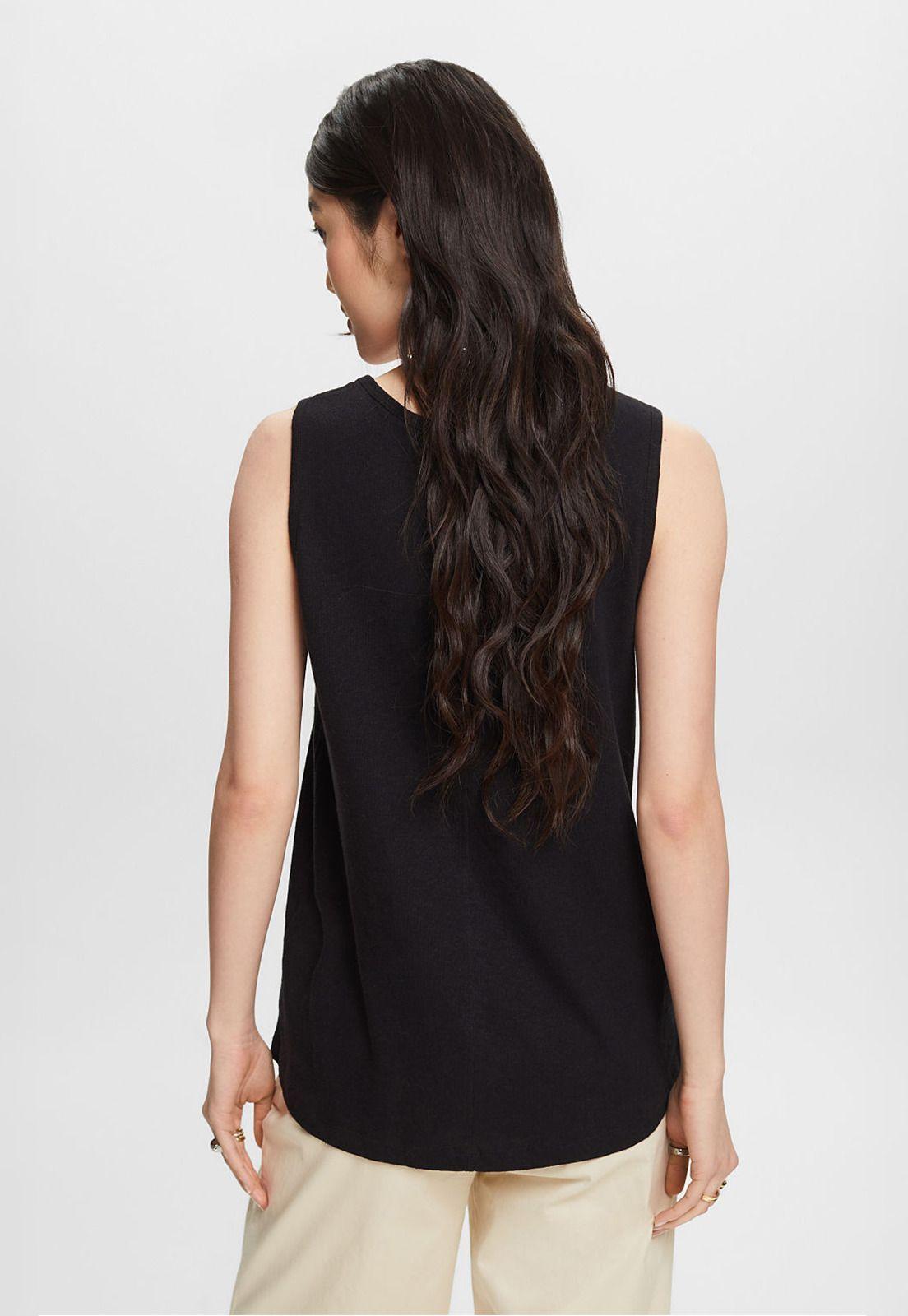 Polera de Tirantes con Cuello Redondo Mujer Esprit 034EE1K332-1