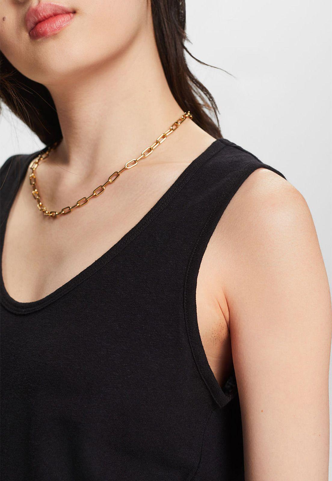 Polera de Tirantes con Cuello Redondo Mujer Esprit 034EE1K332-2