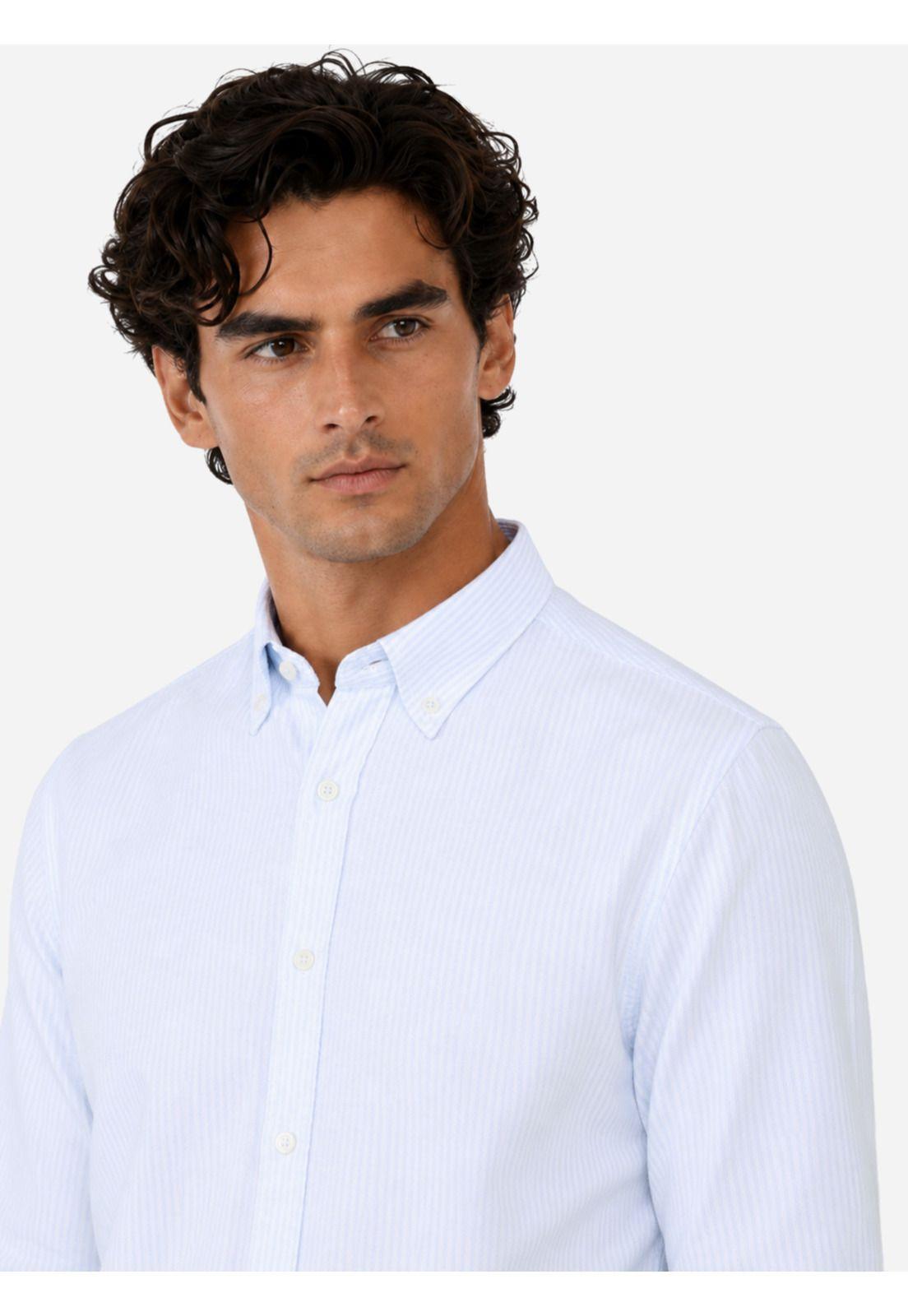 Camisa Oxford Spandex Regular fit Celeste Arrow CM33006CE-2