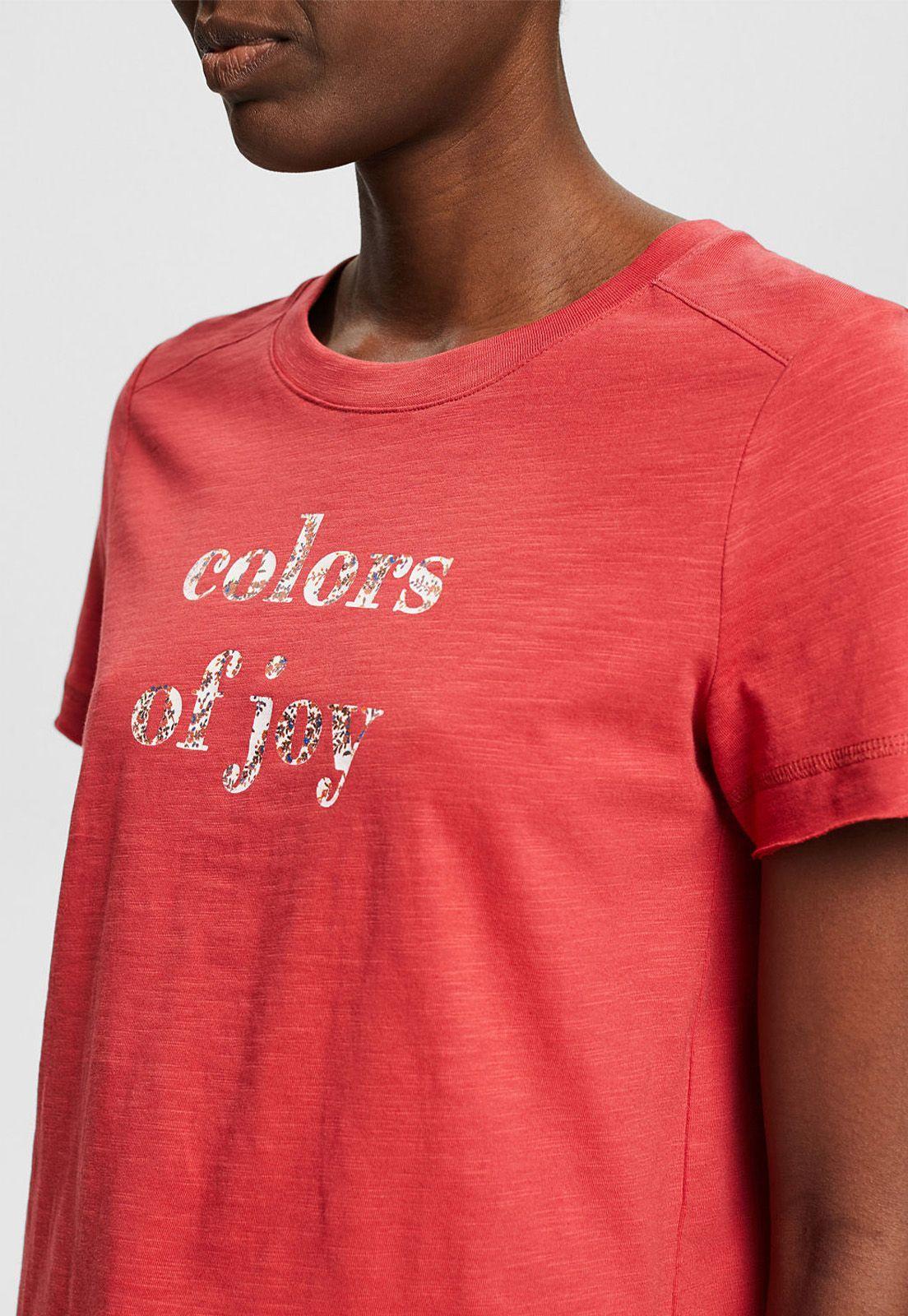 Polera Con Estampado De Letras Esprit-2