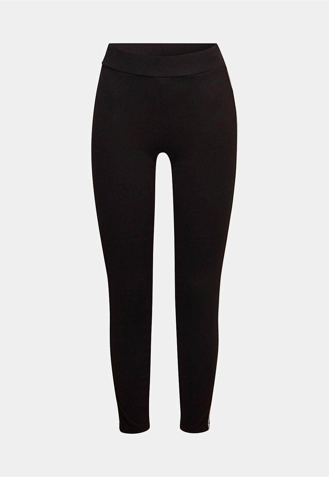 Leggings Con Linea Lateral Color Plata Esprit-3
