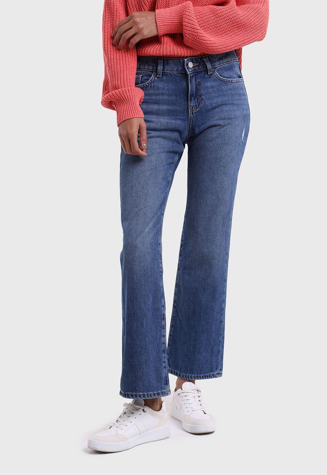 Jeans Acampanado Mujer Esprit-4