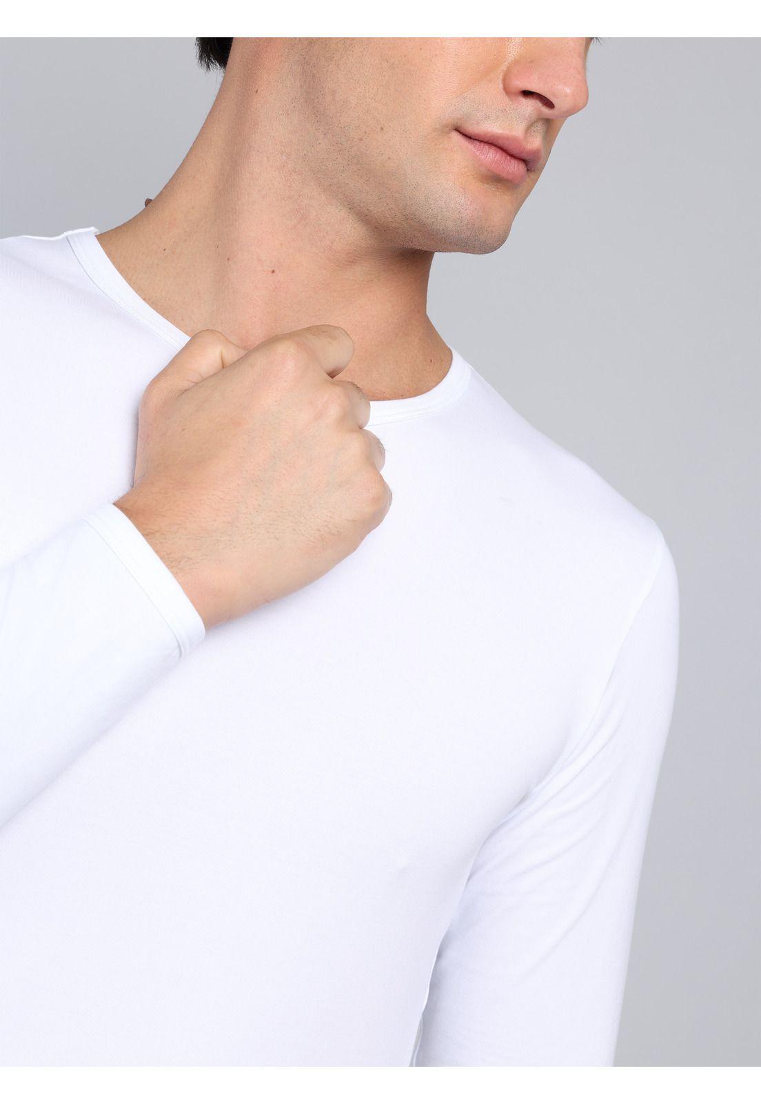 Camiseta Primera Capa Regular Fit Blanco Arrow CT2310BL-3