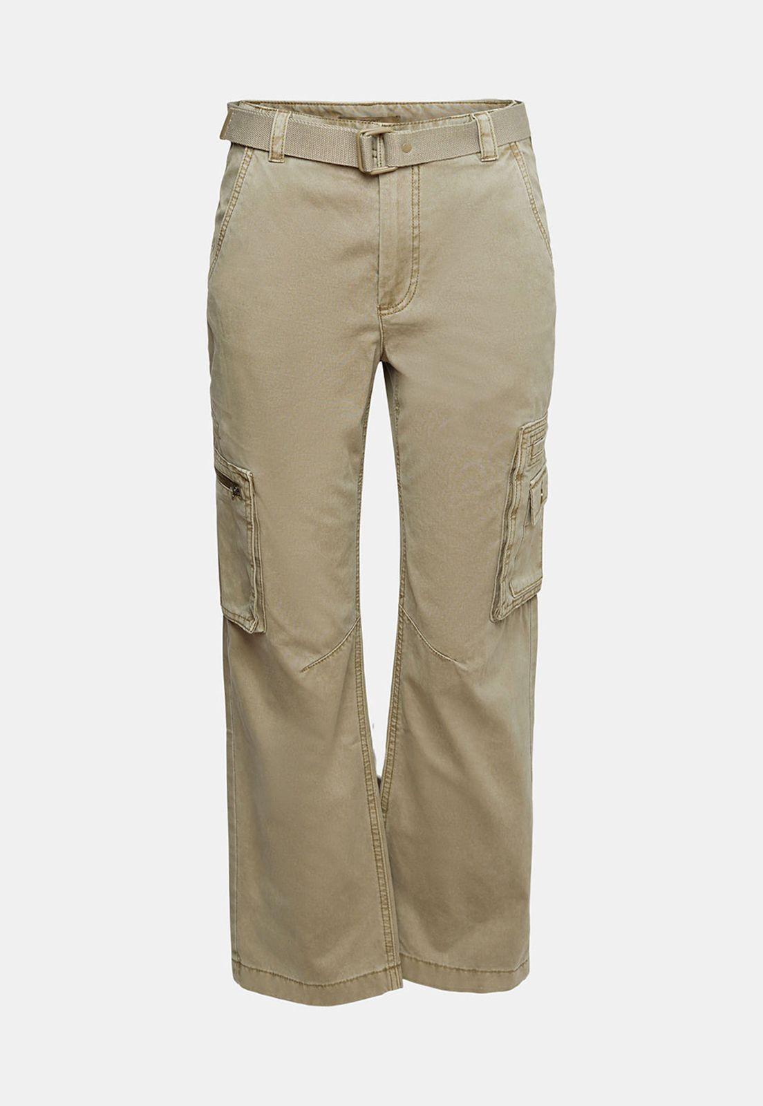 Pantalon Cargo Con Cinturón Esprit-3