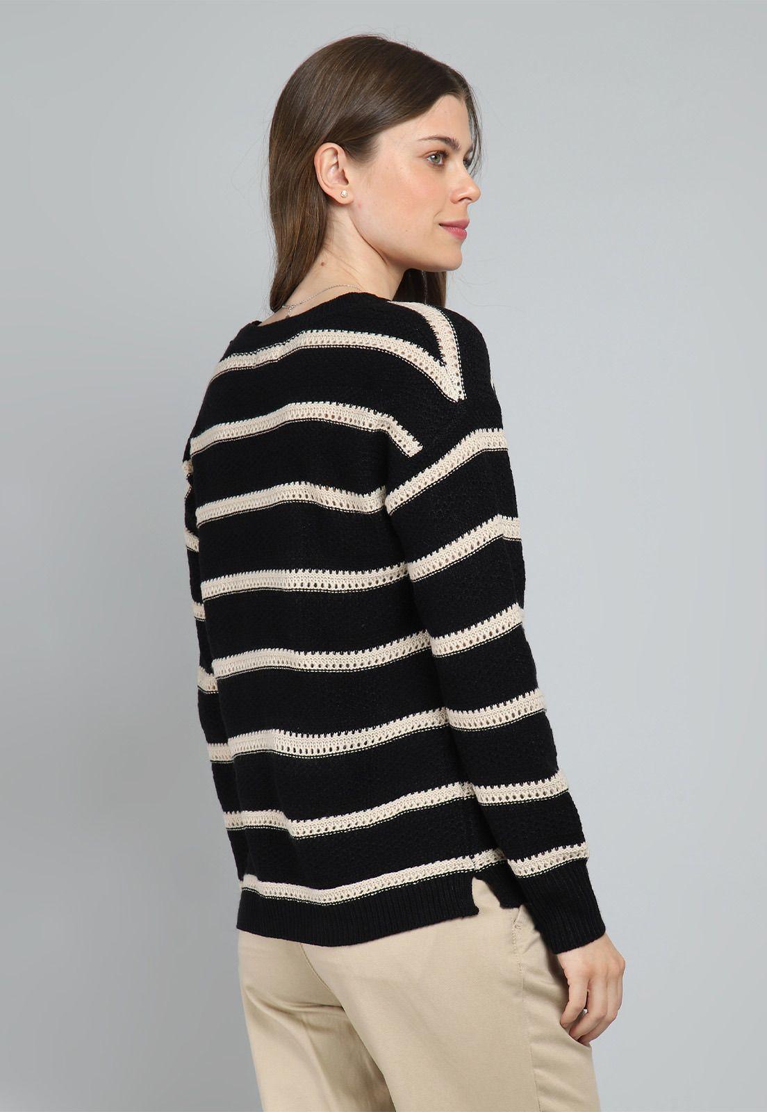 Sweater Multipunto a Rayas Mujer Esprit 084EE1I310-1