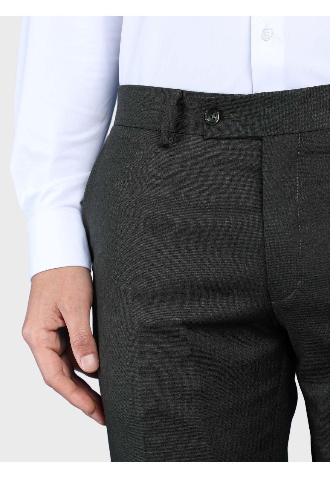 Traje Liso Spandex Slim Fit Verde Arrow AMI3326VE-8