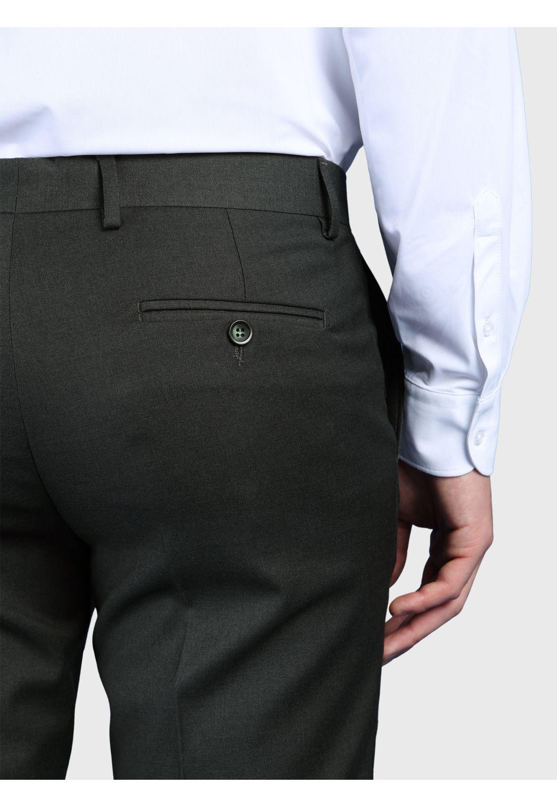 Traje Liso Spandex Slim Fit Verde Arrow AMI3326VE-9