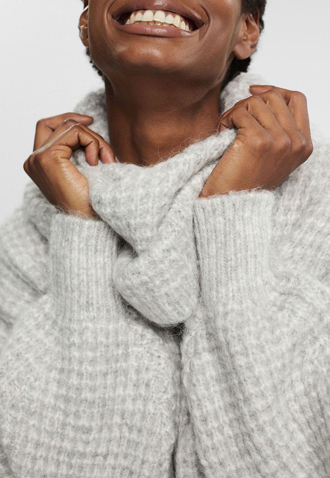 Sweater De Cuello Alto Grueso Mujer Esprit-2
