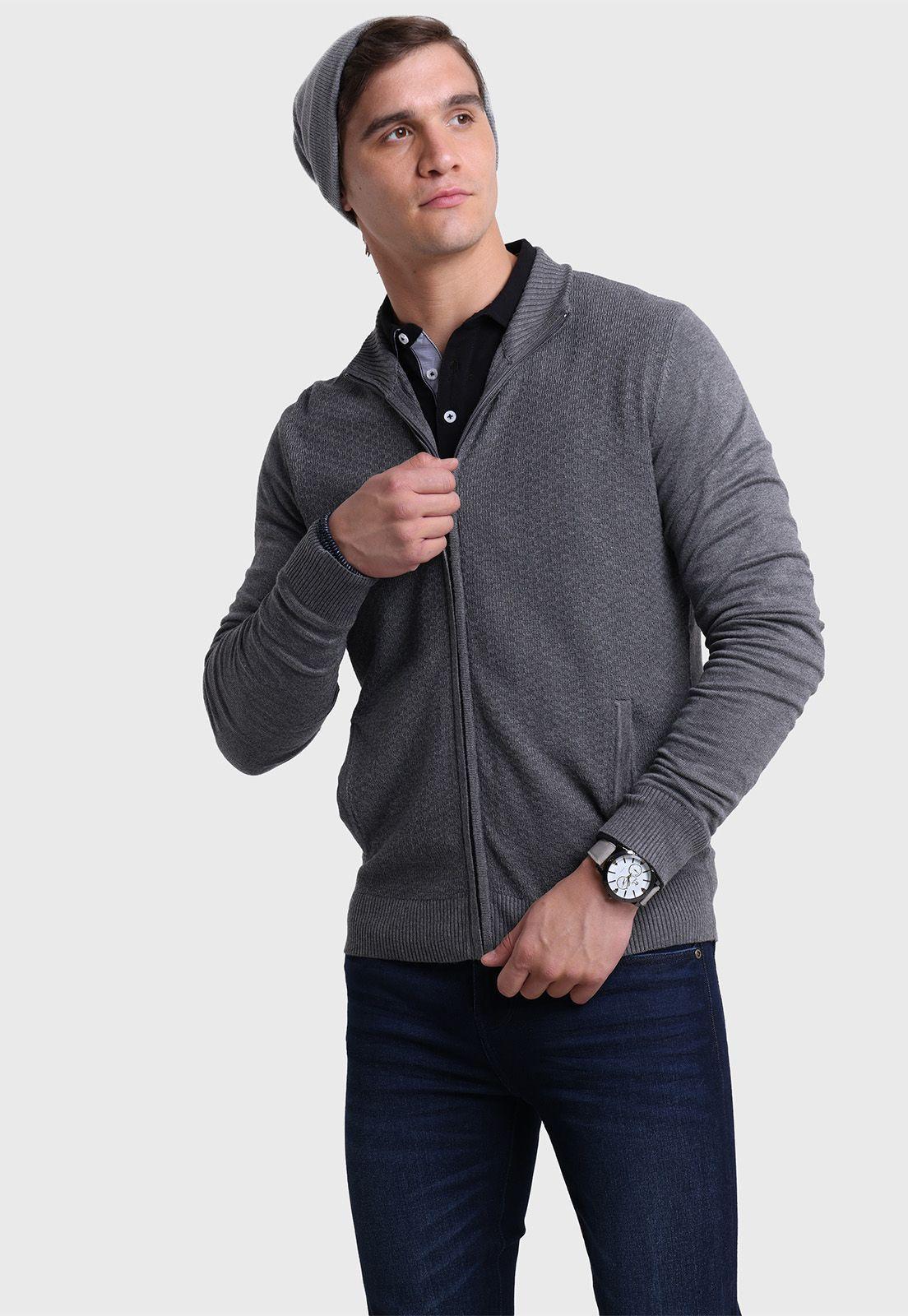 Sweater Full Zipper Guy Laroche-1