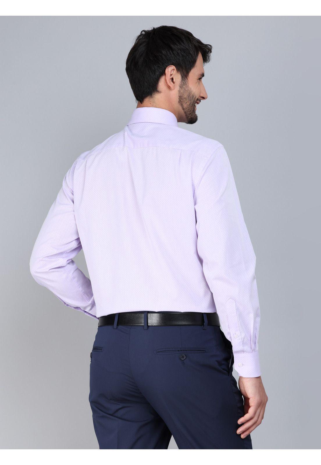 Camisa Formal Texturada Slim Fit Lila Arrow ARM0523LI-2