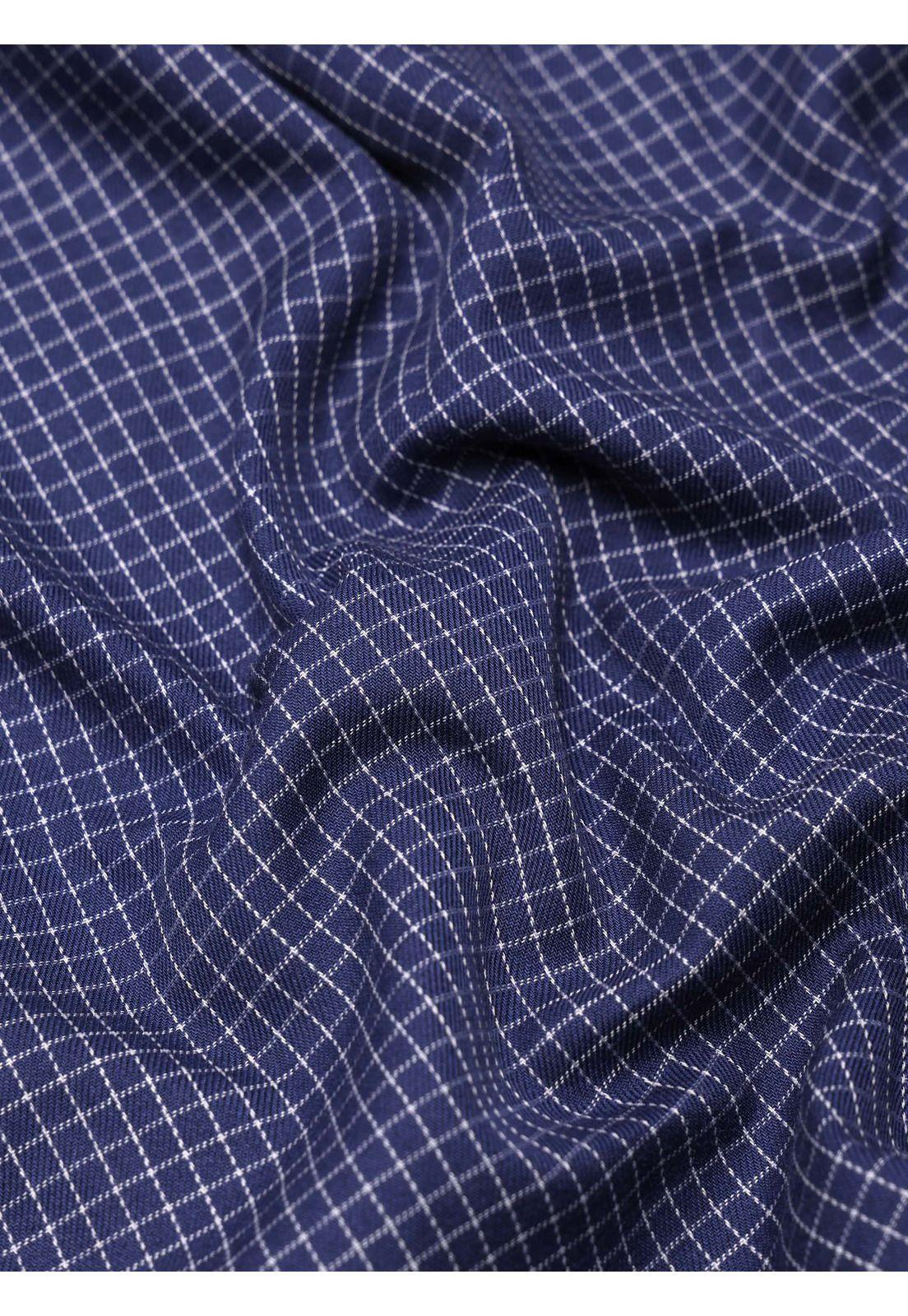 Camisa Formal A Cuadros Tailored Fit Azul Arrow ARM0521AZ-6