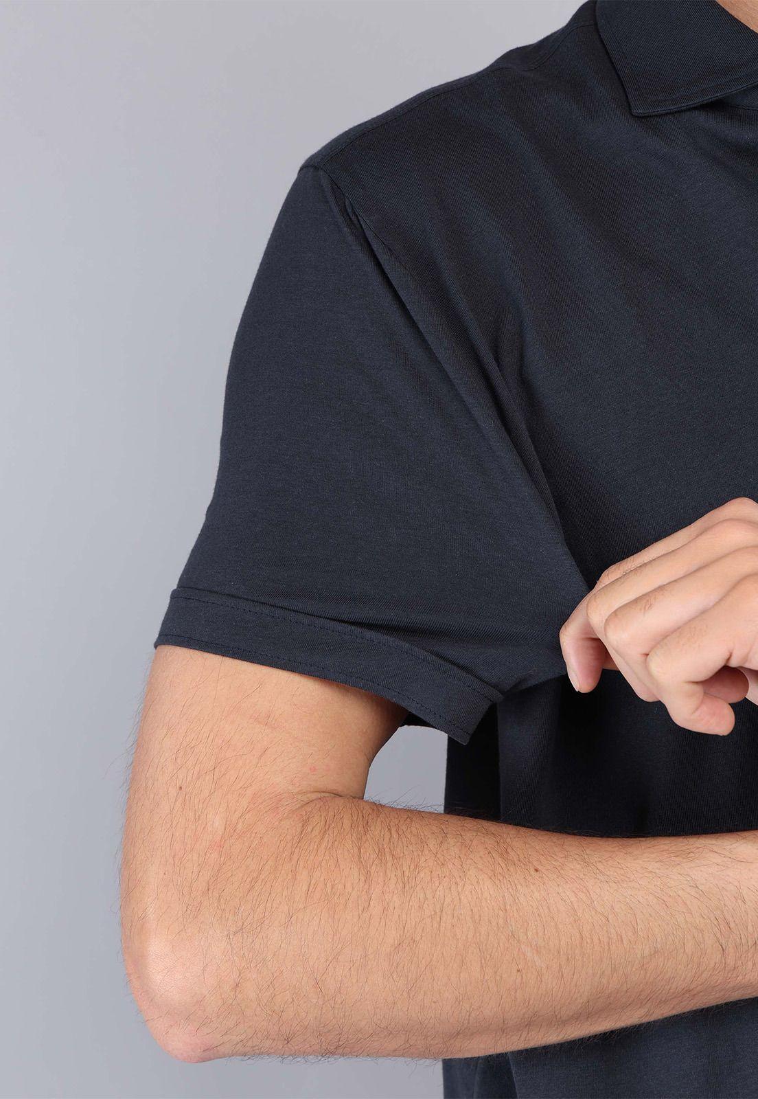 Polera Lisa Abotonada Arrow PO32018NB-4