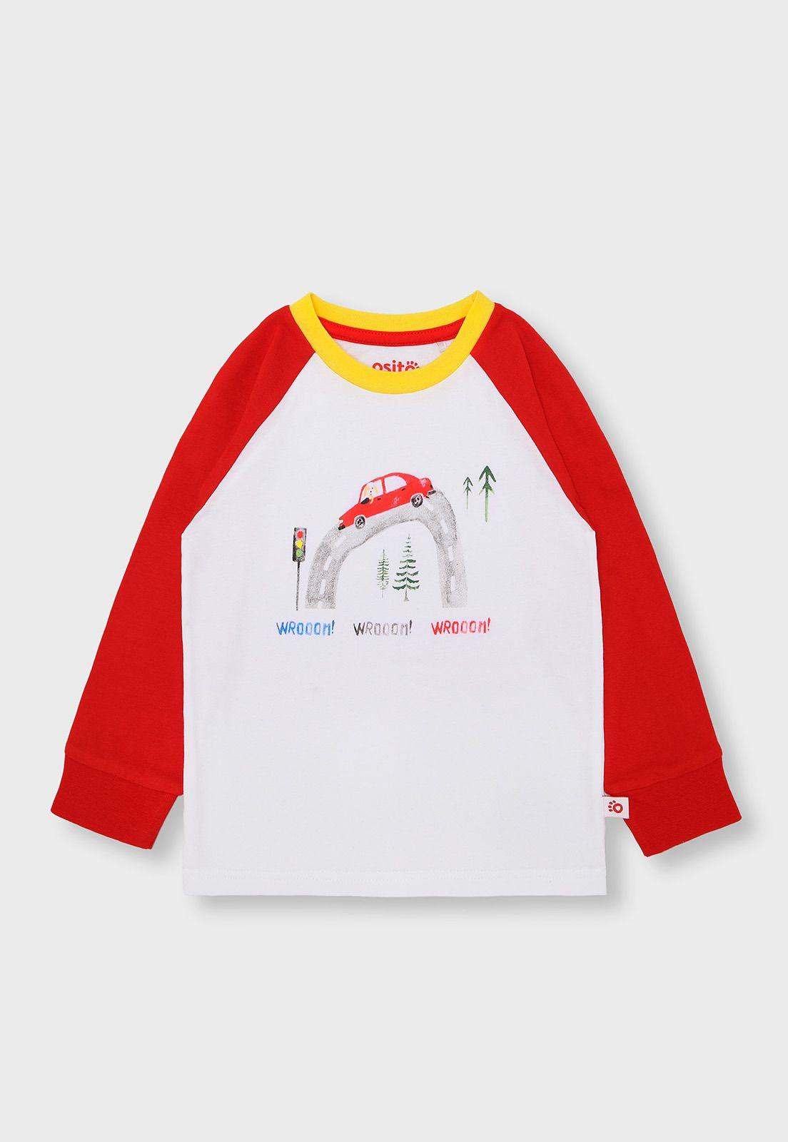 Polera Niño Osito OPOOV29RO-0