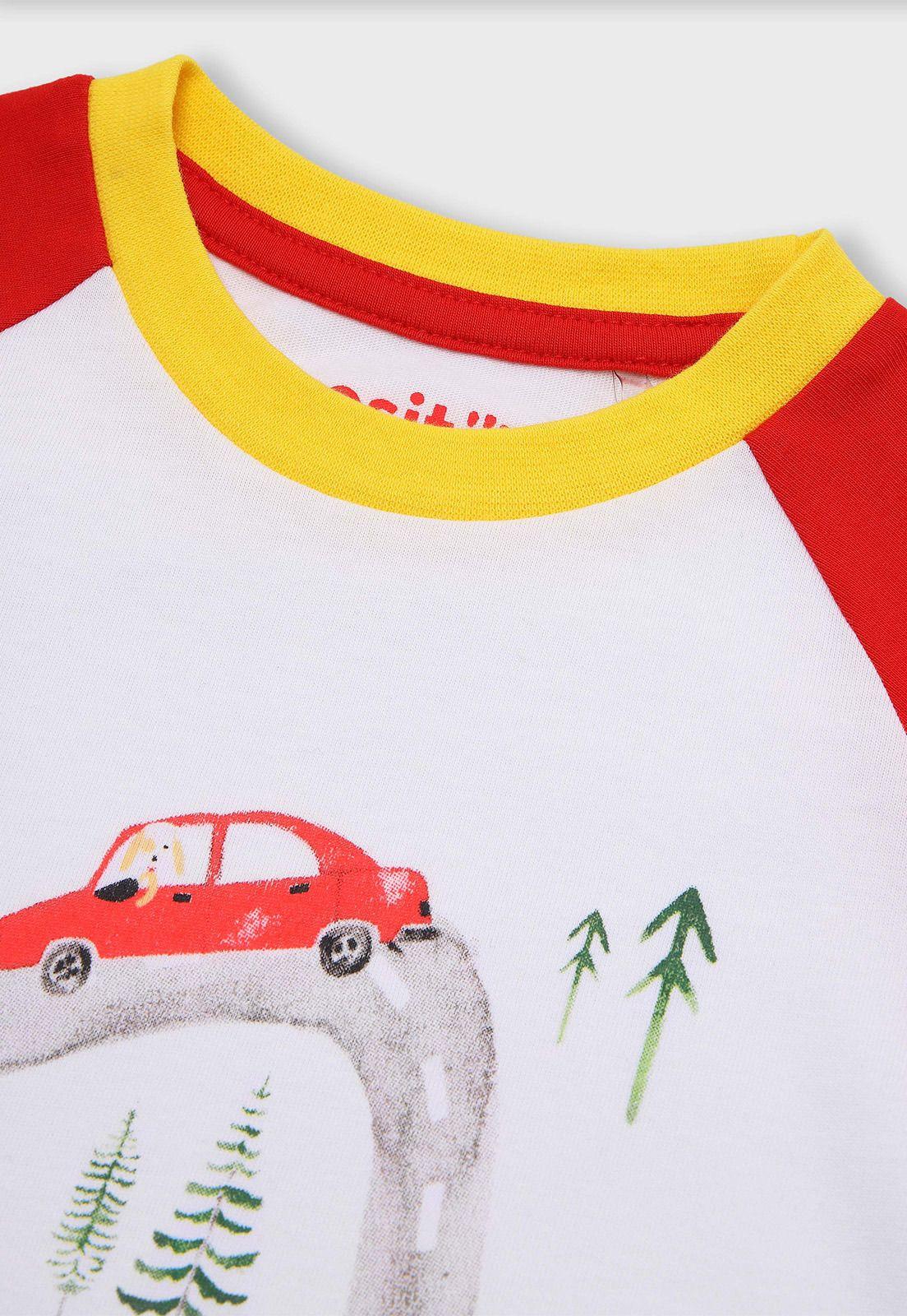 Polera Niño Osito OPOOV29RO-2