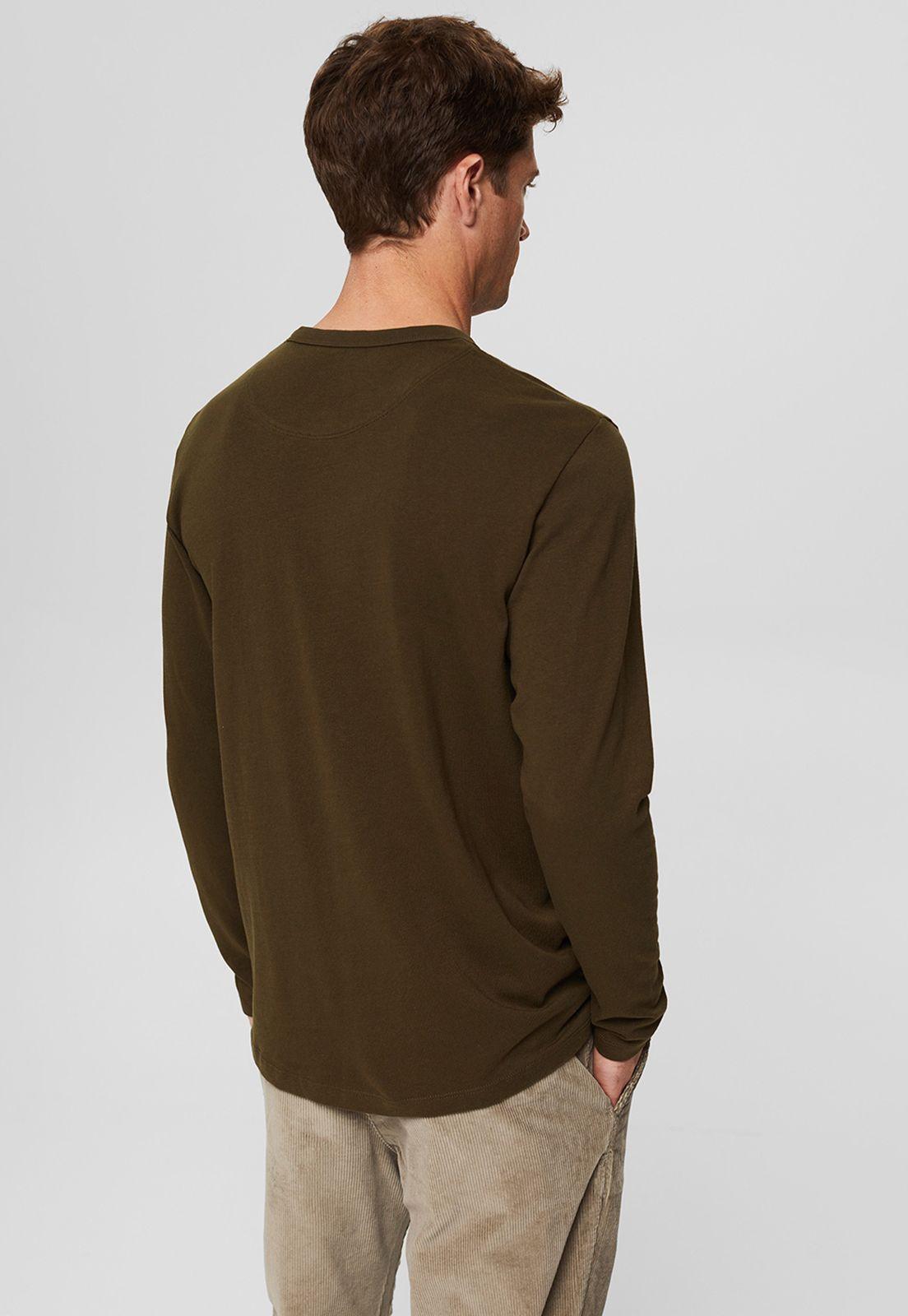 Polera Manga Larga Esprit Verde oscuro-1