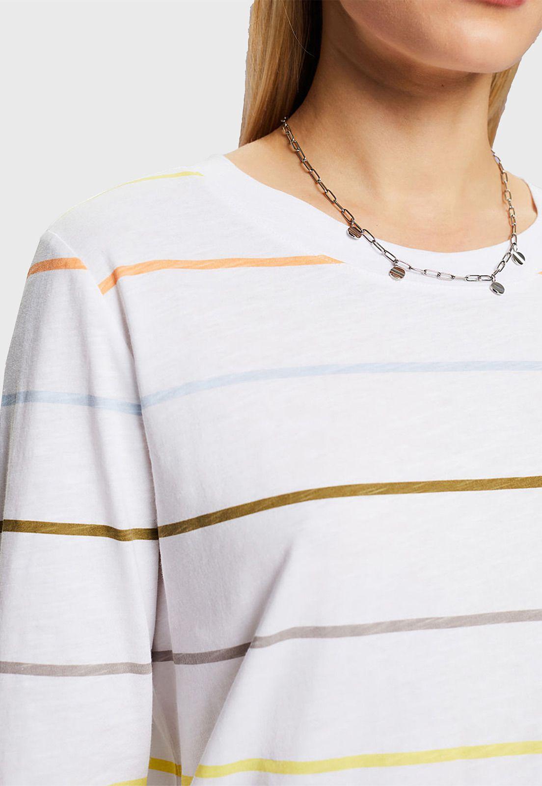 Polera Manga Larga A Rayas Mujer Esprit 014EE1K324-3