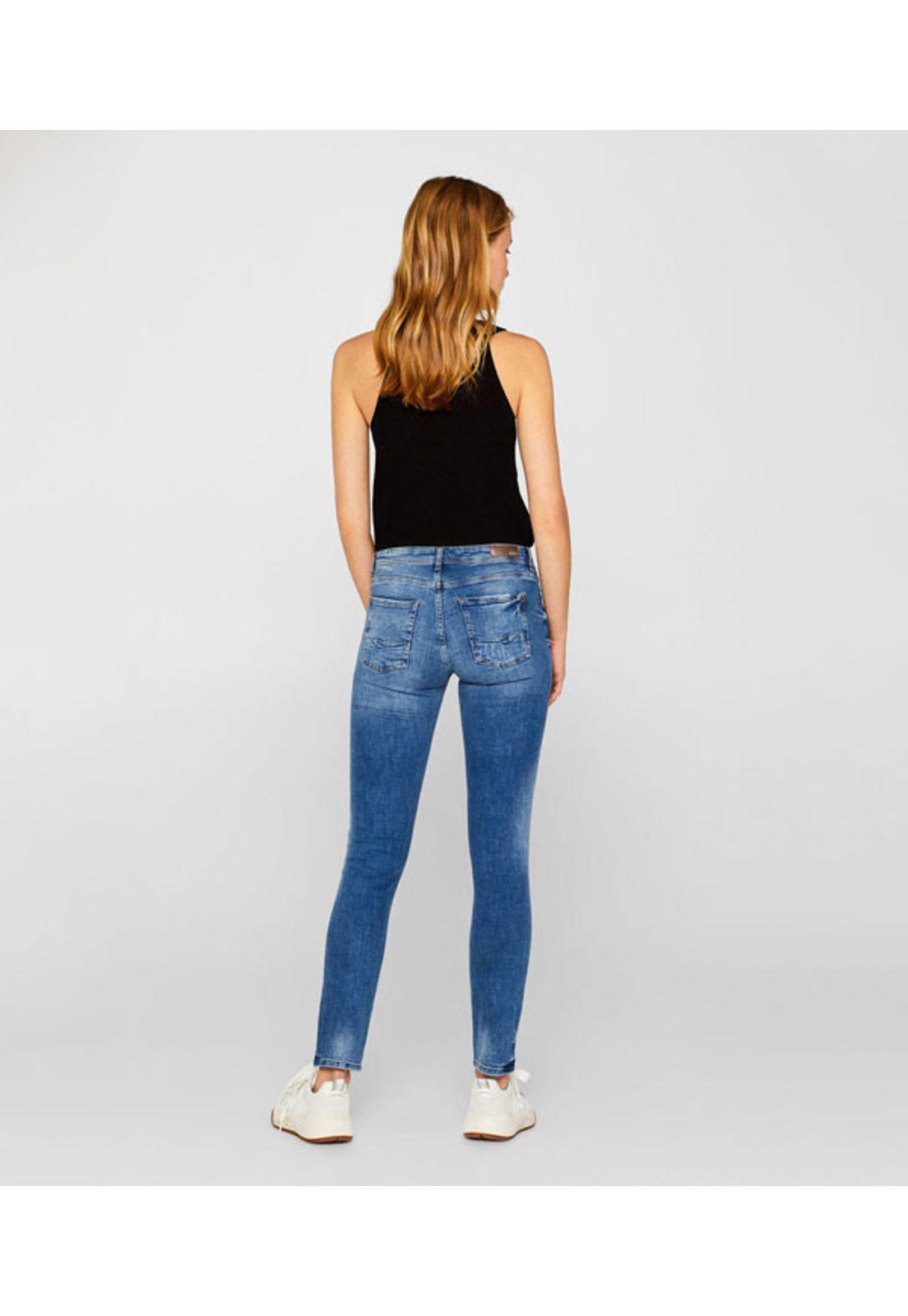 jeans slim medium rise fit con dos botones-6