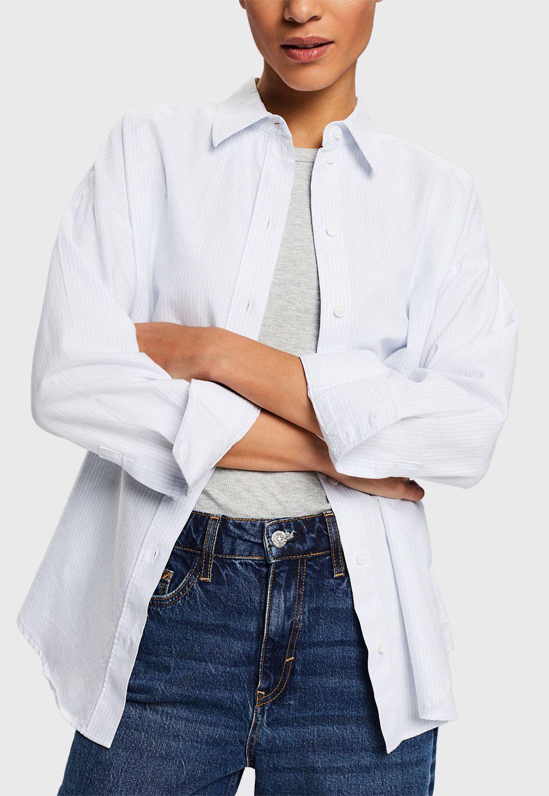 Blusa Camisera Oversize Mujer Esprit 123EE1F303-2