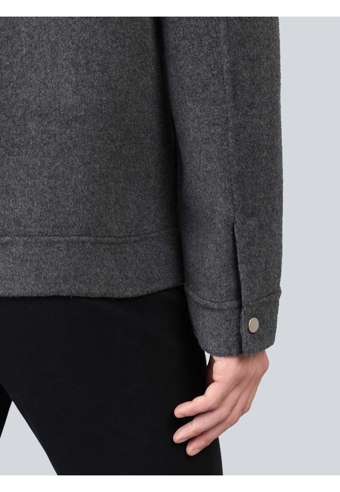 Chaqueta Lisa Recta Regular Fit Gris oscuro Arrow CA33089GO-4