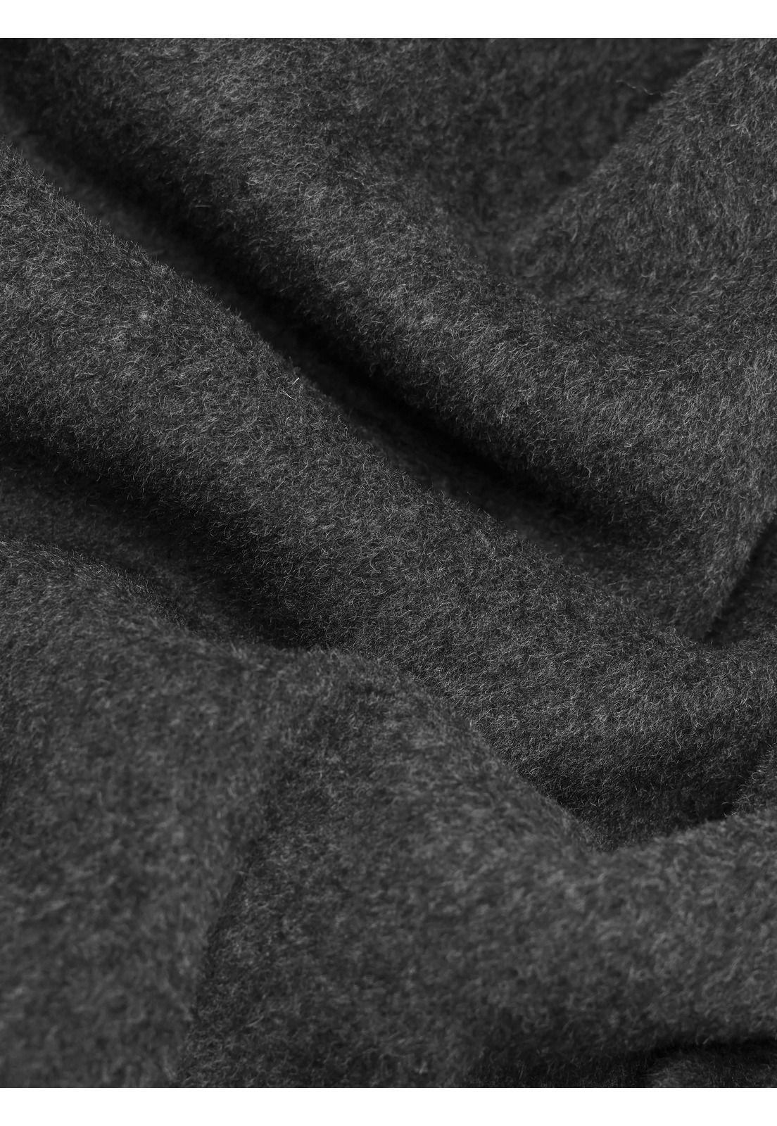 Chaqueta Lisa Recta Regular Fit Gris oscuro Arrow CA33089GO-5