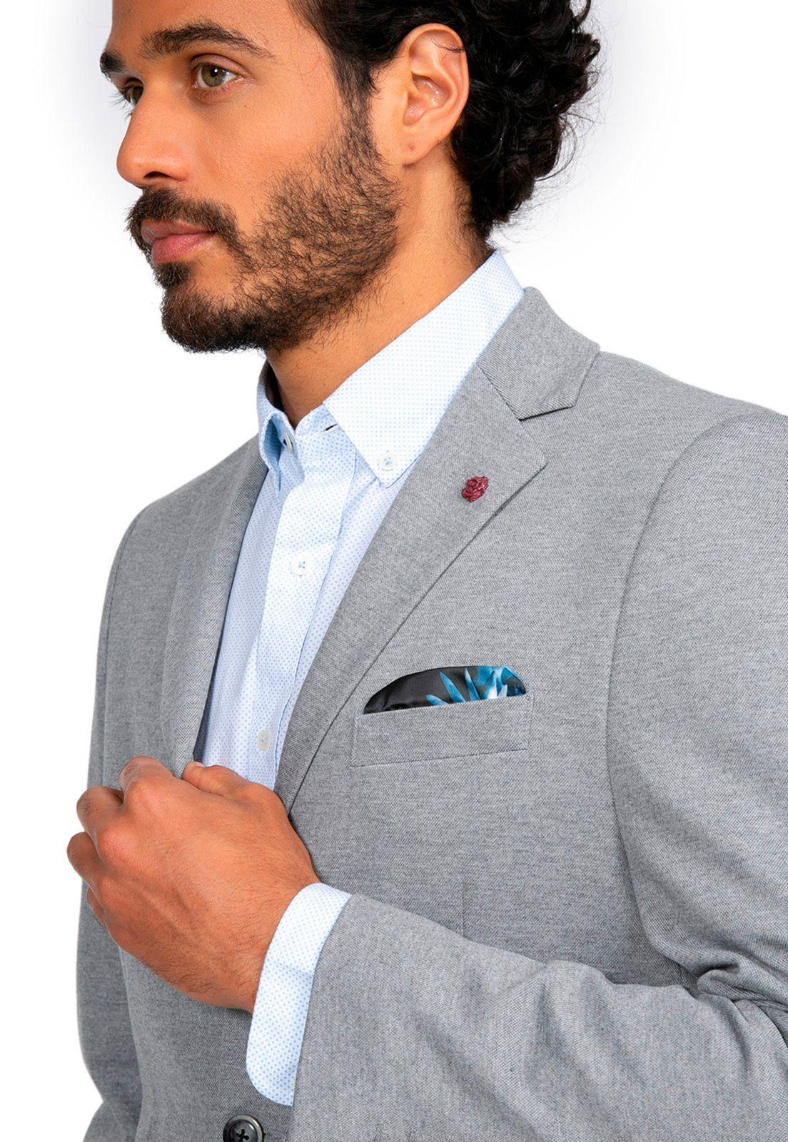 Blazer Casual Gris Guy Laroche-2