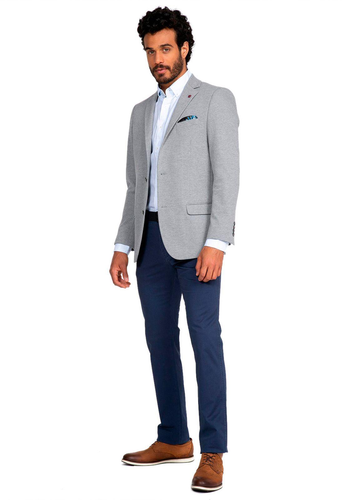 Blazer Casual Gris Guy Laroche-6