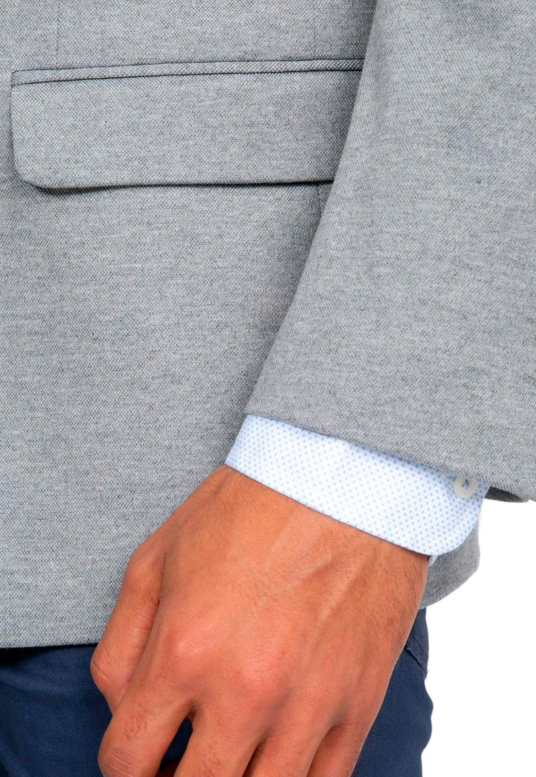 Blazer Casual Gris Guy Laroche-5