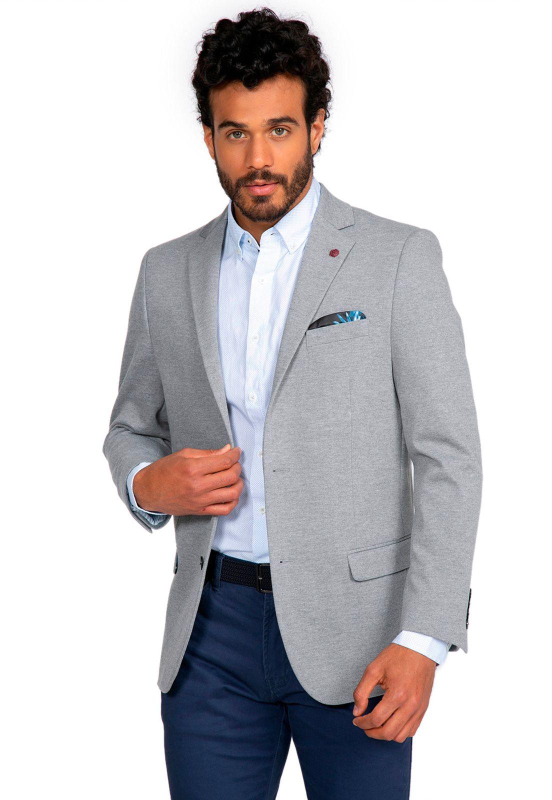 Blazer Casual Gris Guy Laroche-0